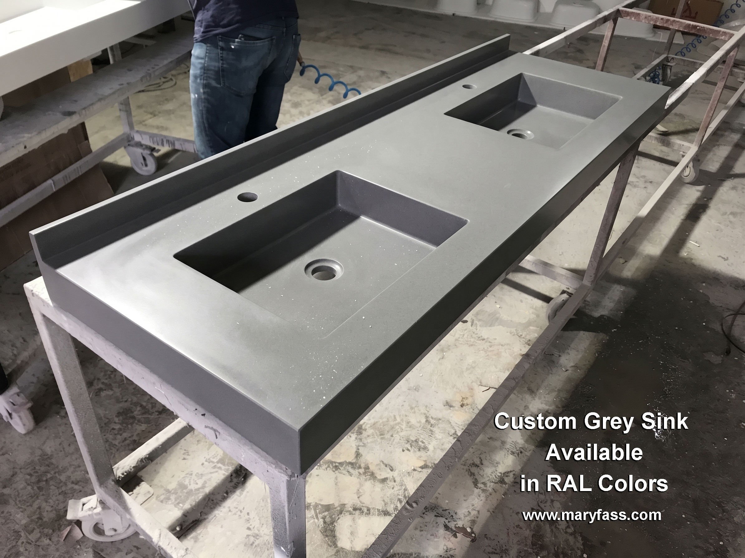 Cultured Marble Vanity Top Manufacturer in Turkey | Maryfass